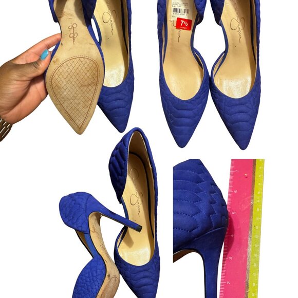 Jessica Simpson Size 7.5 Blue - Picture 3 of 5